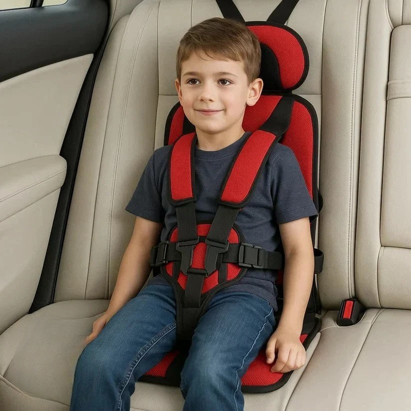 Seggiolino per Bambini | Seggiolino da Viaggio Pieghevole e Portatile | Installazione Rapida con Sistema di Imbracatura