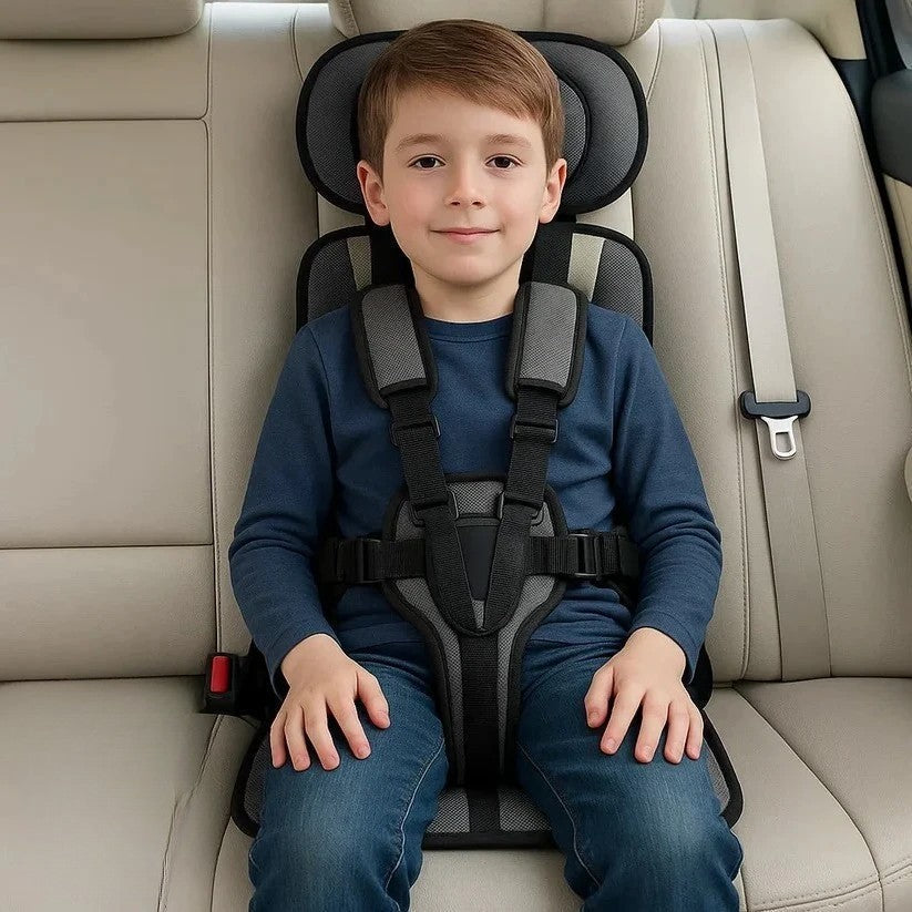 Seggiolino per Bambini | Seggiolino da Viaggio Pieghevole e Portatile | Installazione Rapida con Sistema di Imbracatura