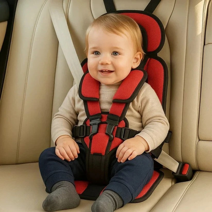 Seggiolino per Bambini | Seggiolino da Viaggio Pieghevole e Portatile | Installazione Rapida con Sistema di Imbracatura