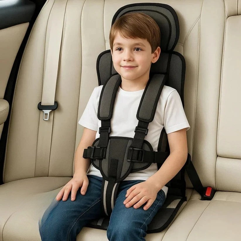 Seggiolino per Bambini | Seggiolino da Viaggio Pieghevole e Portatile | Installazione Rapida con Sistema di Imbracatura
