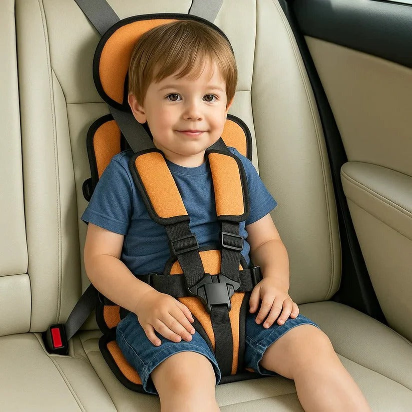 Seggiolino per Bambini | Seggiolino da Viaggio Pieghevole e Portatile | Installazione Rapida con Sistema di Imbracatura