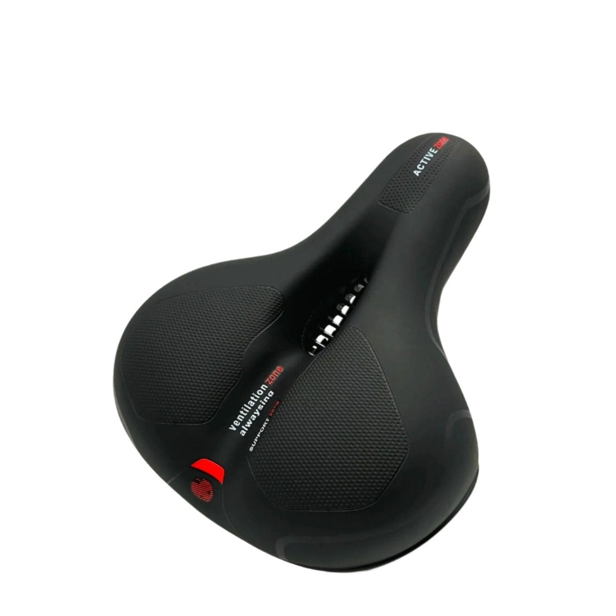 Sella per bici in memory foam con scarico della pressione - Nero