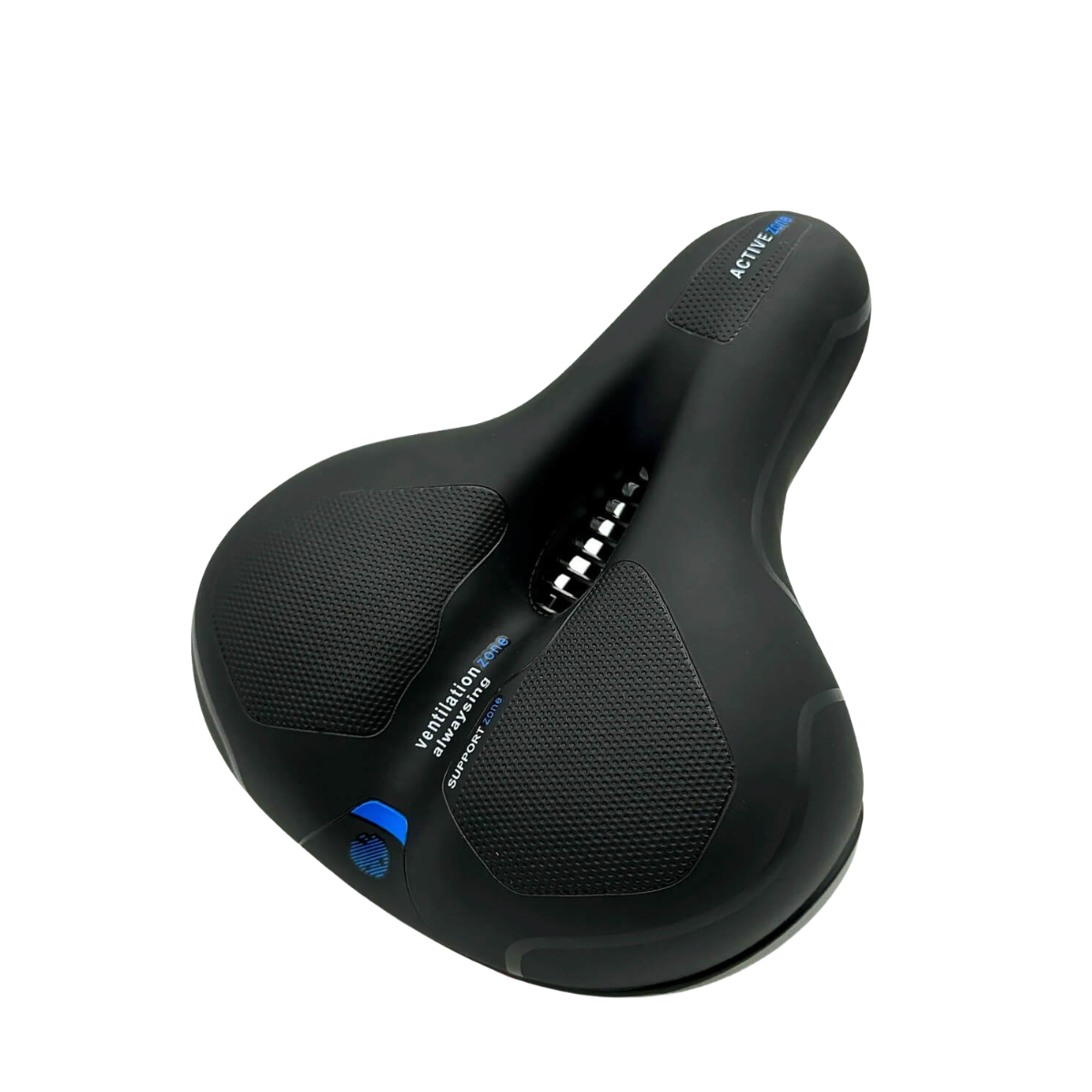 Sella per bici in memory foam con scarico della pressione - Nero