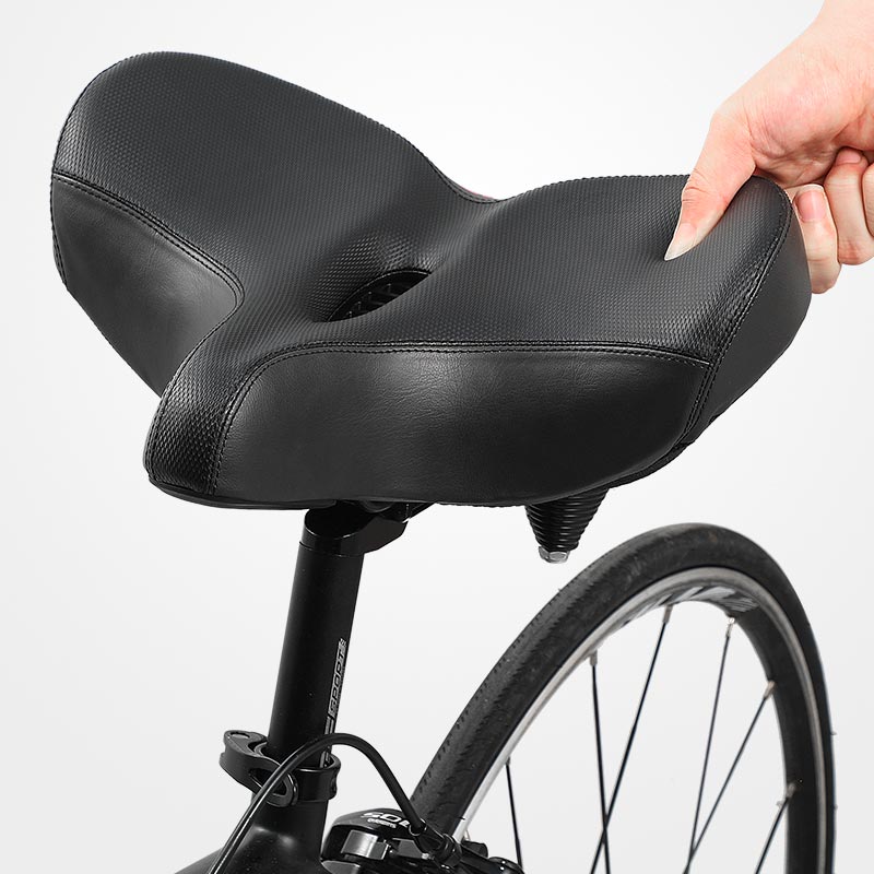Sella per bicicletta comoda con imbottitura extra larga