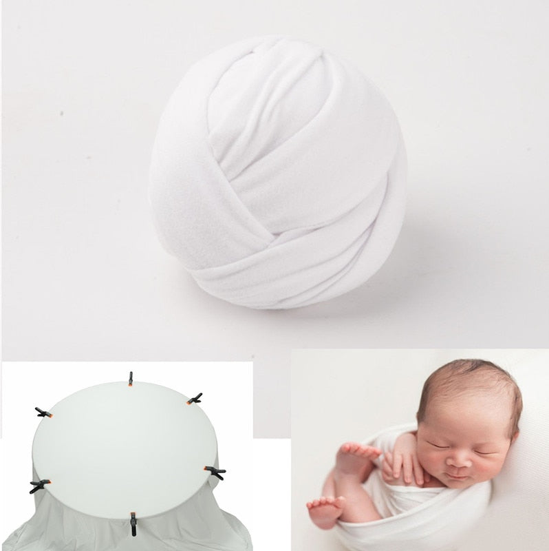 Set con fascia per fasciatura e coperta da sfondo per accessori fotografici da neonato