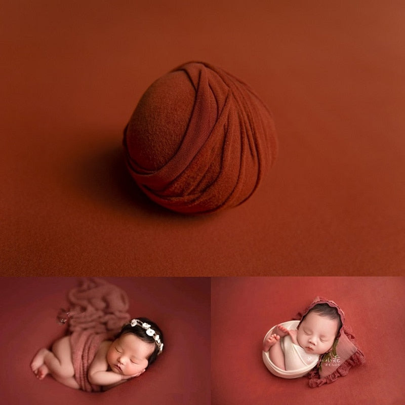 Set con fascia per fasciatura e coperta da sfondo per accessori fotografici da neonato