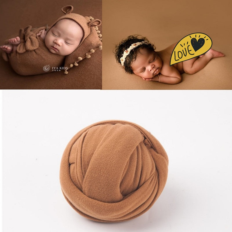 Set con fascia per fasciatura e coperta da sfondo per accessori fotografici da neonato