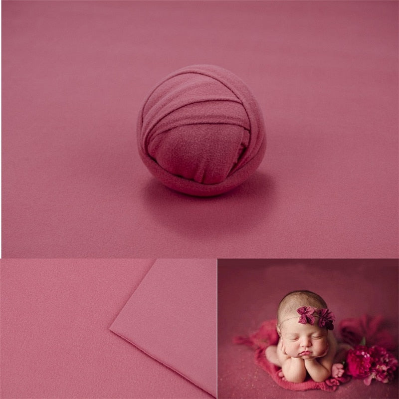 Set con fascia per fasciatura e coperta da sfondo per accessori fotografici da neonato