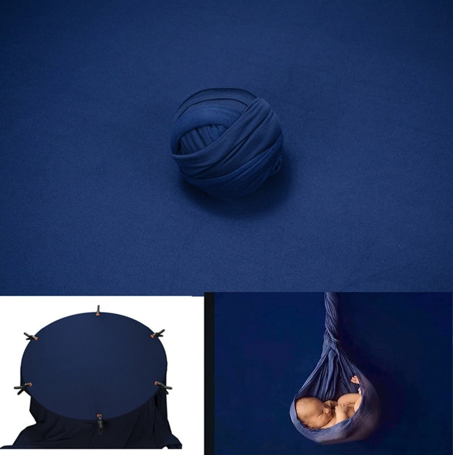 Set con fascia per fasciatura e coperta da sfondo per accessori fotografici da neonato