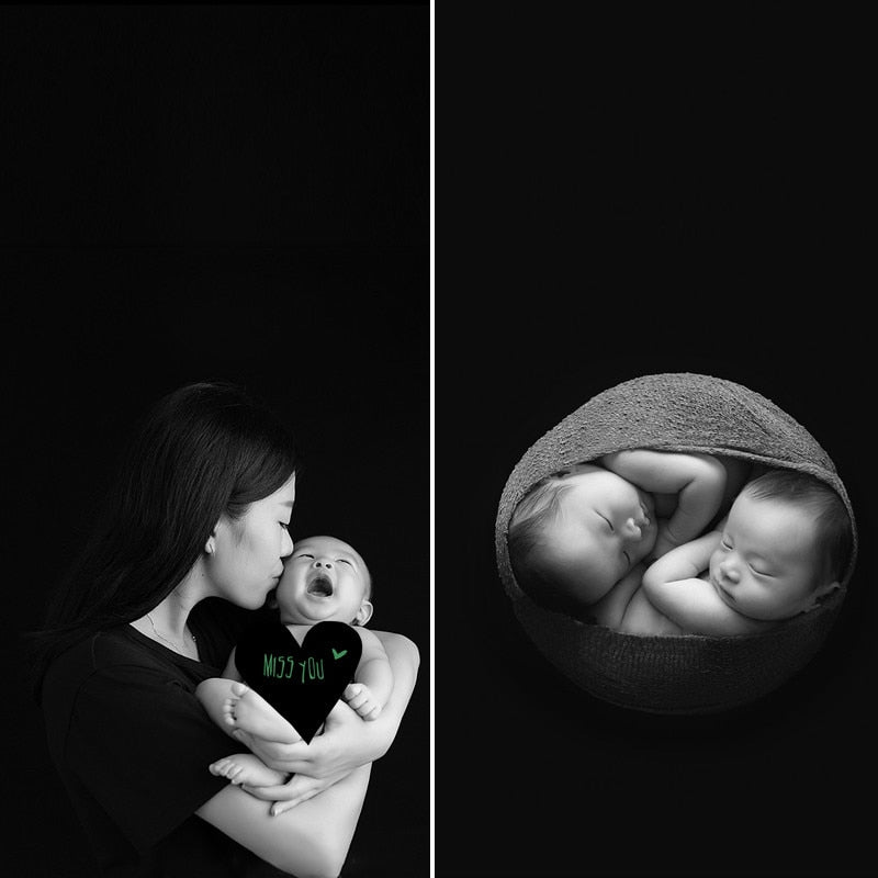 Set con fascia per fasciatura e coperta da sfondo per accessori fotografici da neonato