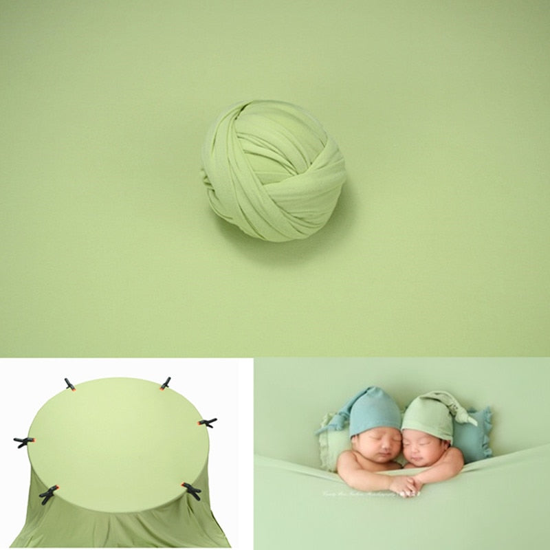 Set con fascia per fasciatura e coperta da sfondo per accessori fotografici da neonato