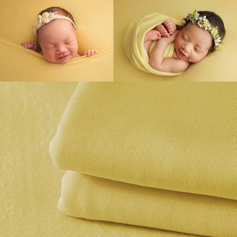 Set con fascia per fasciatura e coperta da sfondo per accessori fotografici da neonato