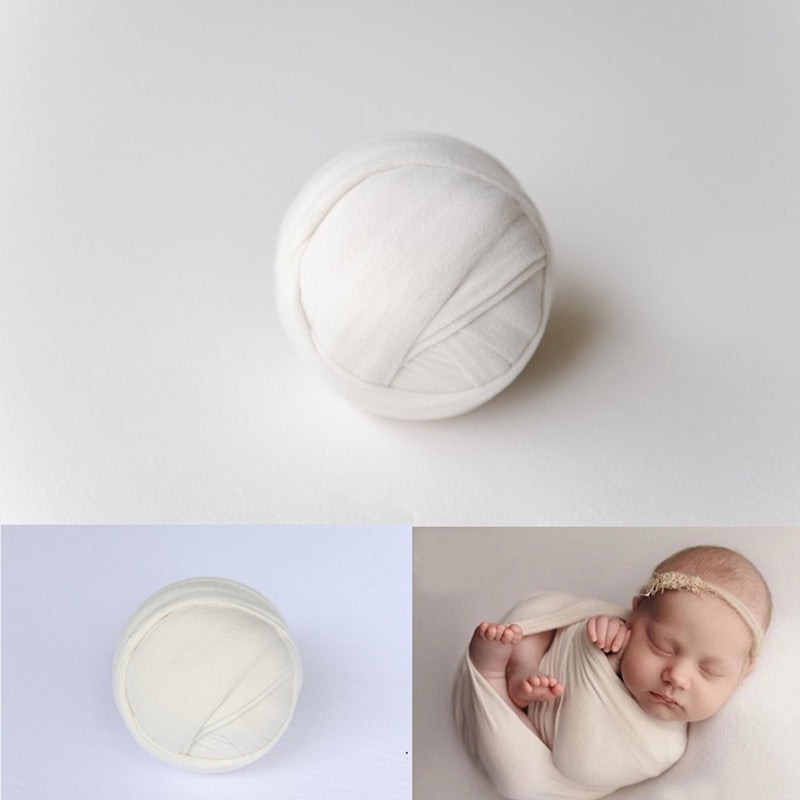 Set con fascia per fasciatura e coperta da sfondo per accessori fotografici da neonato