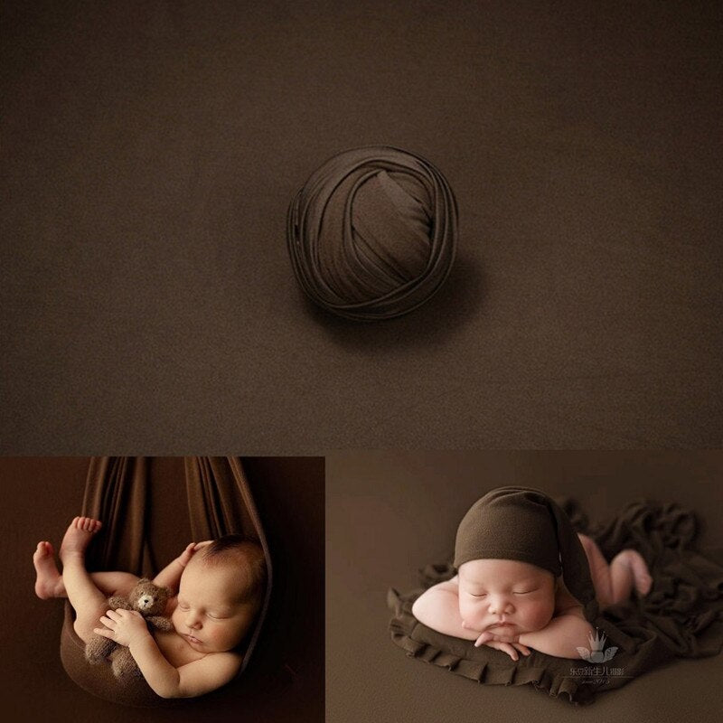 Set con fascia per fasciatura e coperta da sfondo per accessori fotografici da neonato