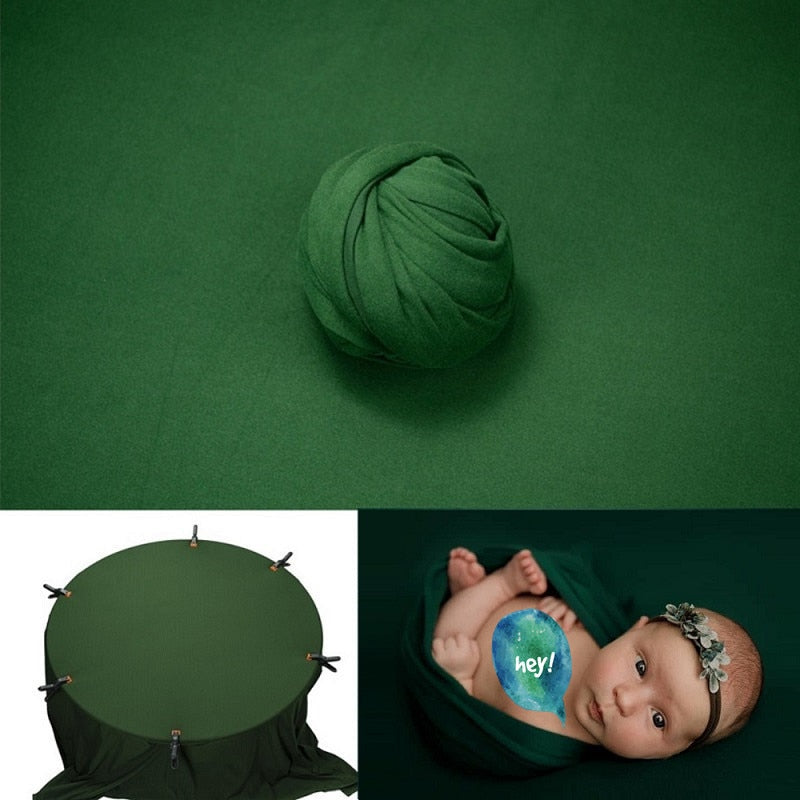 Set con fascia per fasciatura e coperta da sfondo per accessori fotografici da neonato
