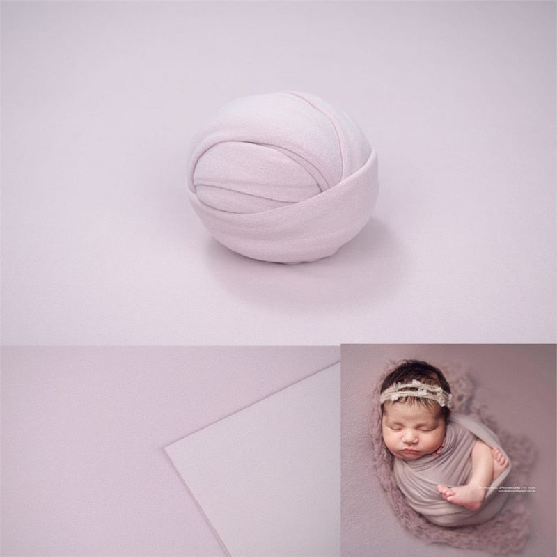 Set con fascia per fasciatura e coperta da sfondo per accessori fotografici da neonato