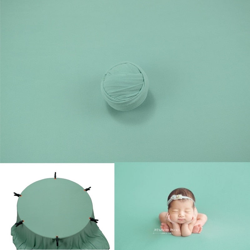 Set con fascia per fasciatura e coperta da sfondo per accessori fotografici da neonato