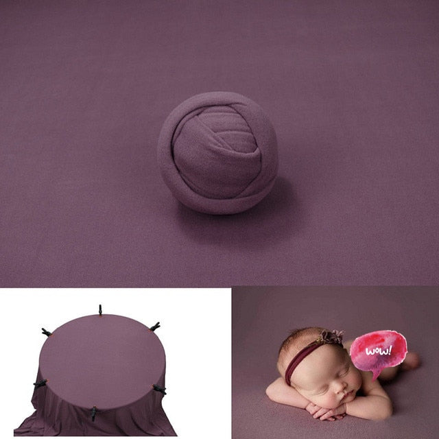 Set con fascia per fasciatura e coperta da sfondo per accessori fotografici da neonato
