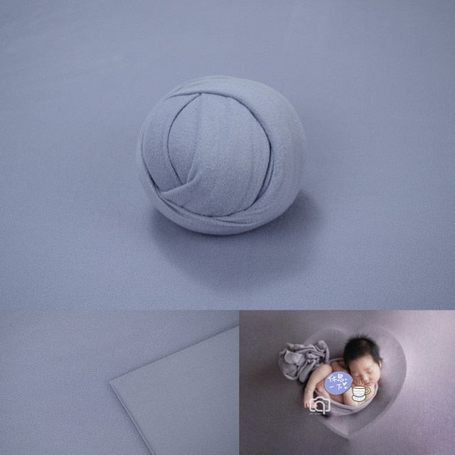 Set con fascia per fasciatura e coperta da sfondo per accessori fotografici da neonato