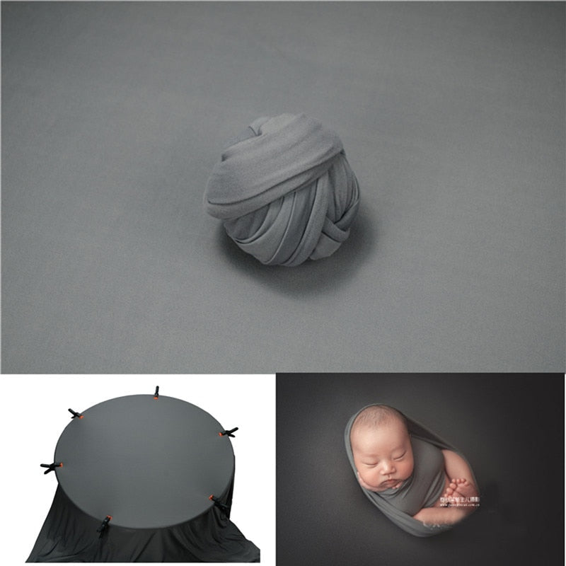 Set con fascia per fasciatura e coperta da sfondo per accessori fotografici da neonato