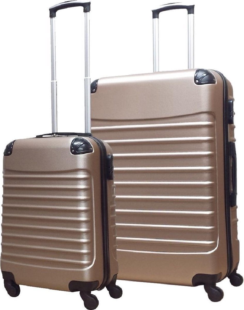Set da 2 pezzi di valigie da viaggio rigide in ABS