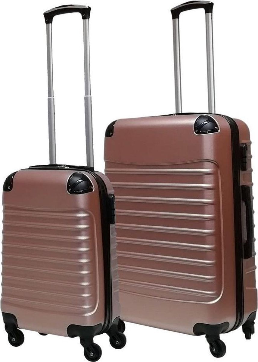 Set da 2 pezzi di valigie da viaggio rigide in ABS