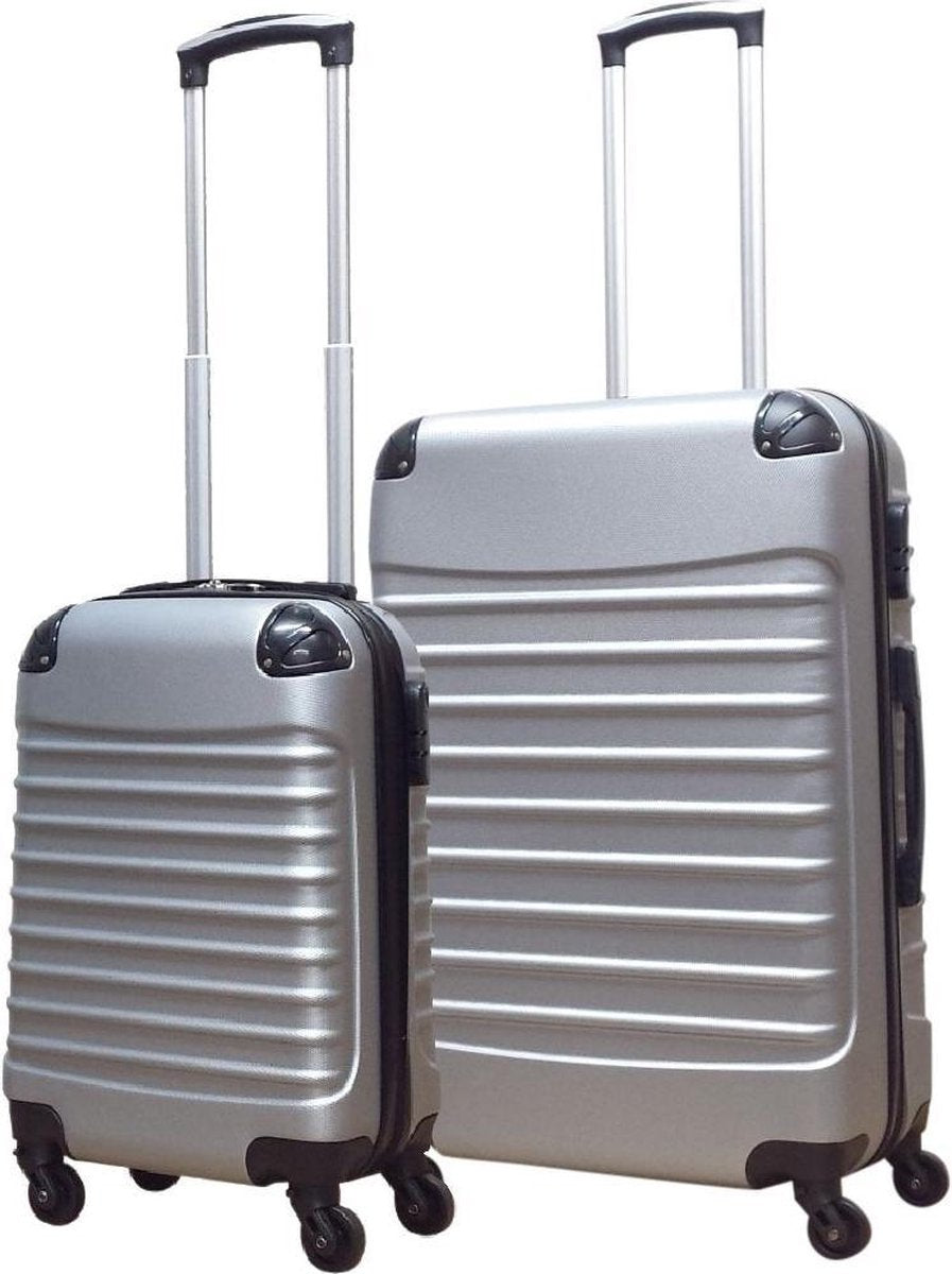 Set da 2 pezzi di valigie da viaggio rigide in ABS
