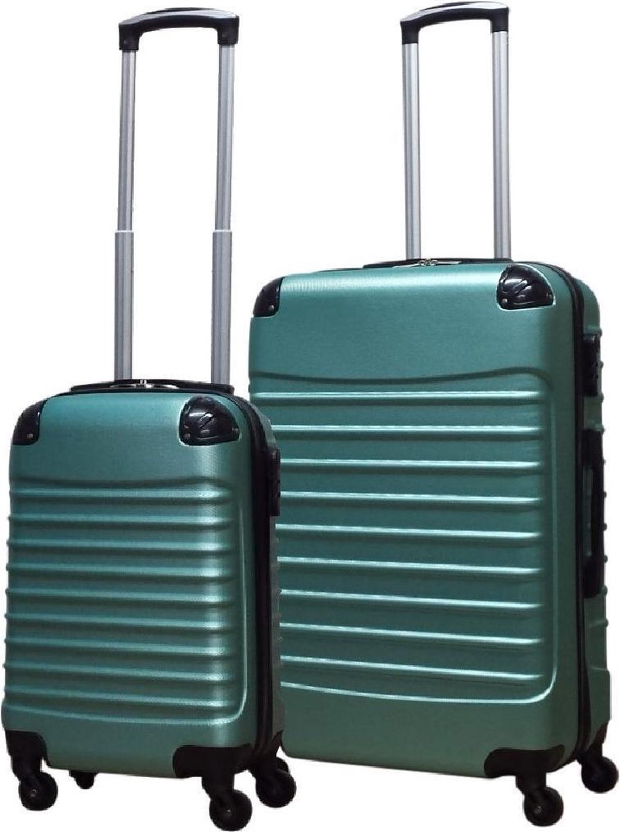 Set da 2 pezzi di valigie da viaggio rigide in ABS