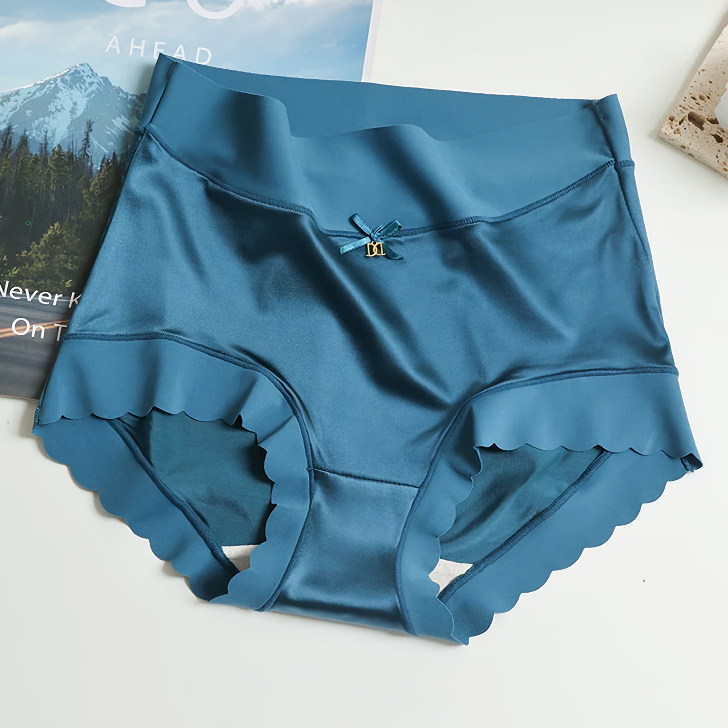 Set da 5 Pezzi Intimo Senza Cuciture Morbido in Raso