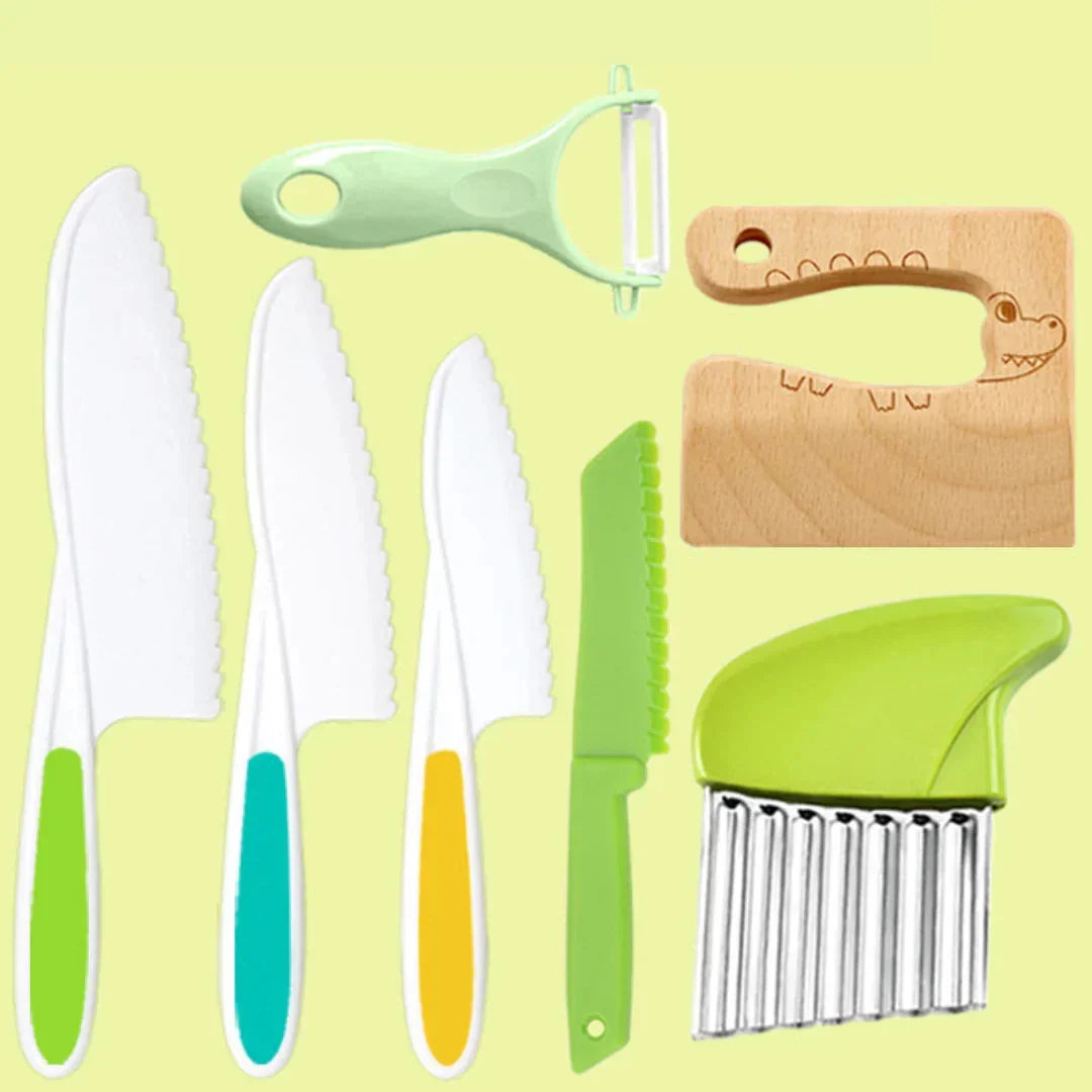Set da cucina per bambini – Utensili reali per piccoli chef