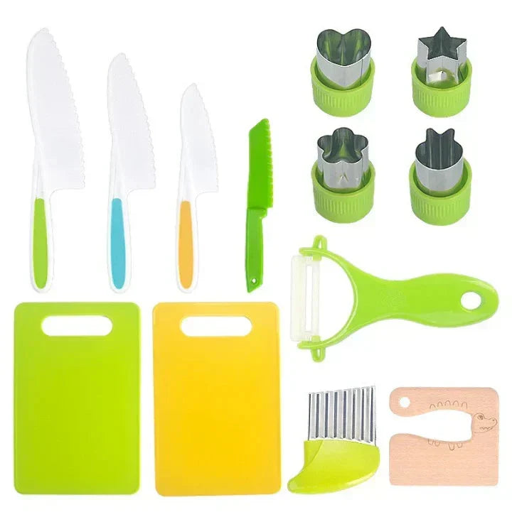 Set da cucina per bambini – Utensili reali per piccoli chef