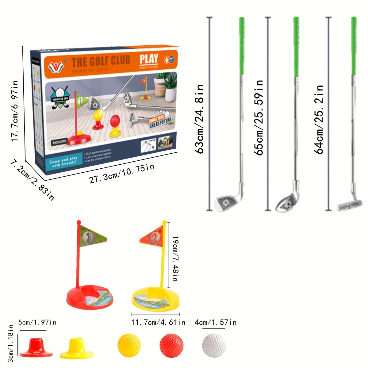 Set da Golf per Bambini - Mazze Regolabili e Bersagli per un Divertimento Infinito