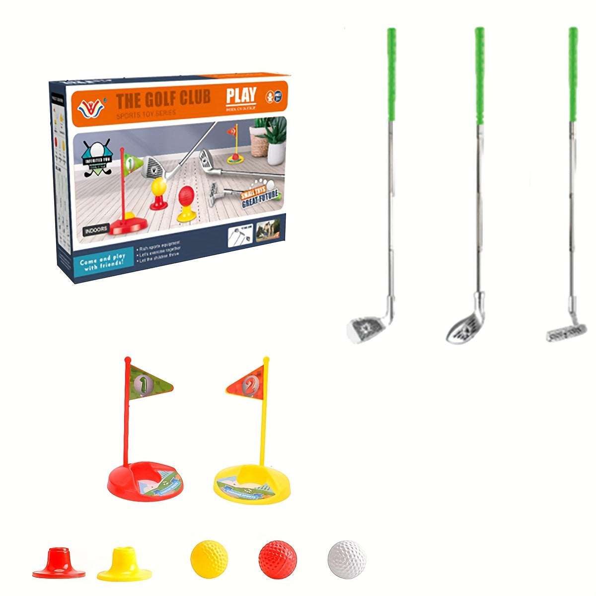 Set da Golf per Bambini - Mazze Regolabili e Bersagli per un Divertimento Infinito