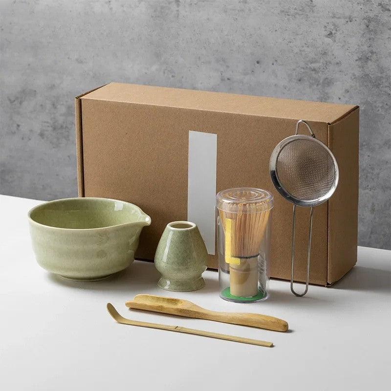 Set da Tè Matcha da 6 Pezzi per l'Autentica Preparazione Giapponese