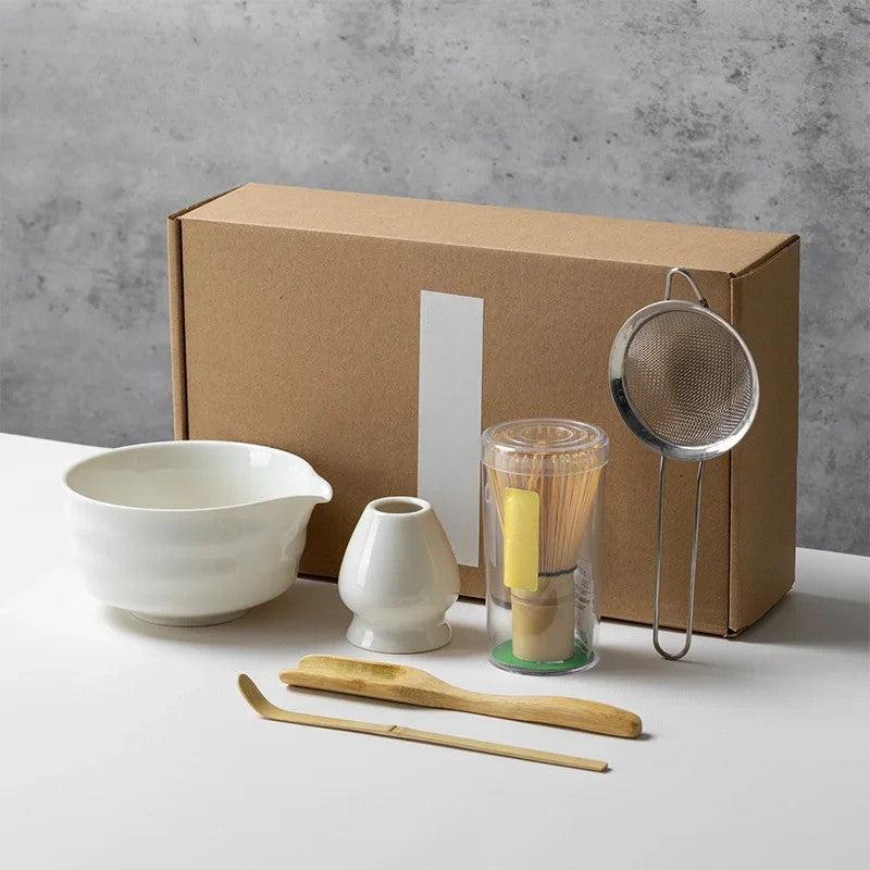 Set da Tè Matcha da 6 Pezzi per l'Autentica Preparazione Giapponese