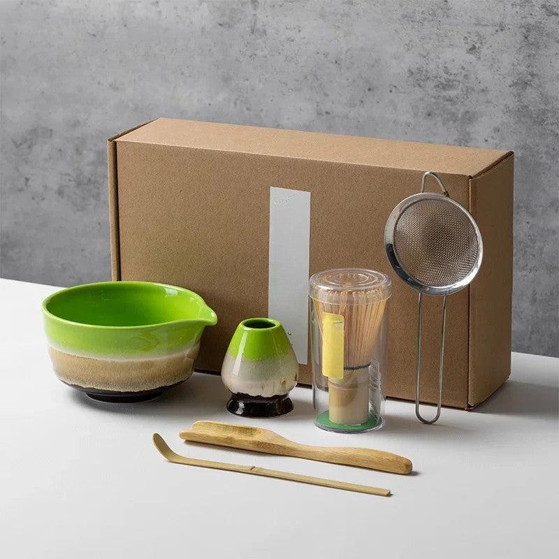 Set da Tè Matcha da 6 Pezzi per l'Autentica Preparazione Giapponese