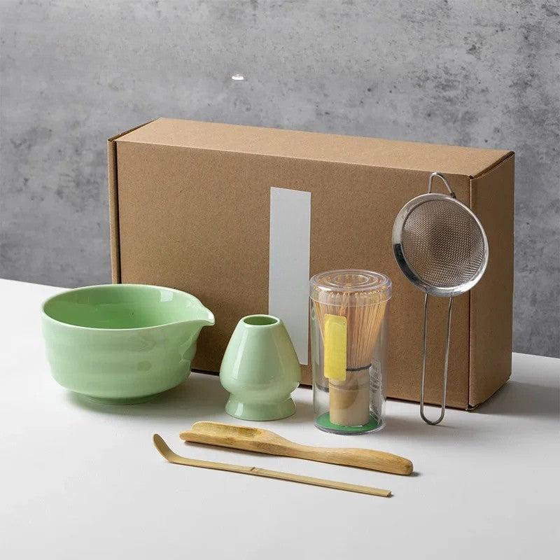 Set da Tè Matcha da 6 Pezzi per l'Autentica Preparazione Giapponese