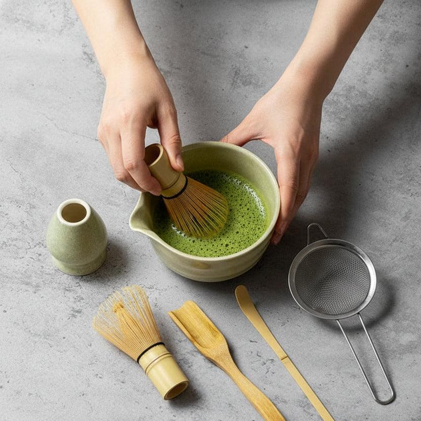 Set da Tè Matcha da 6 Pezzi per l'Autentica Preparazione Giapponese