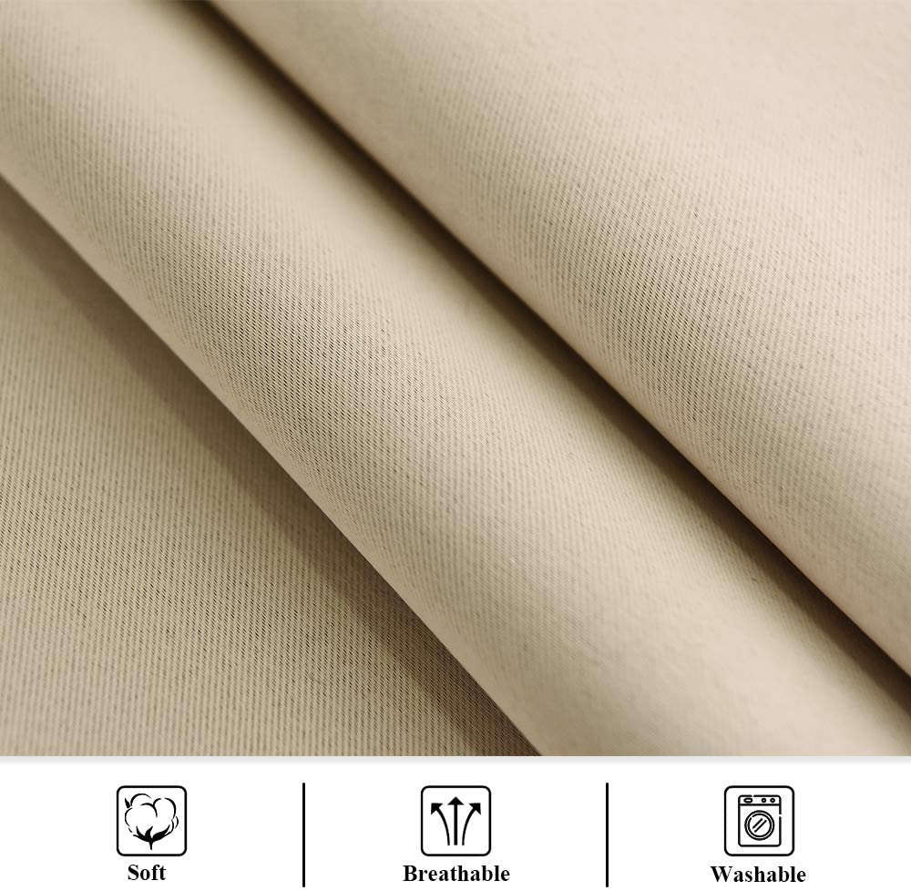 Set di 2 tende da esterno impermeabili per patio con occhielli, antivento e per la privacy