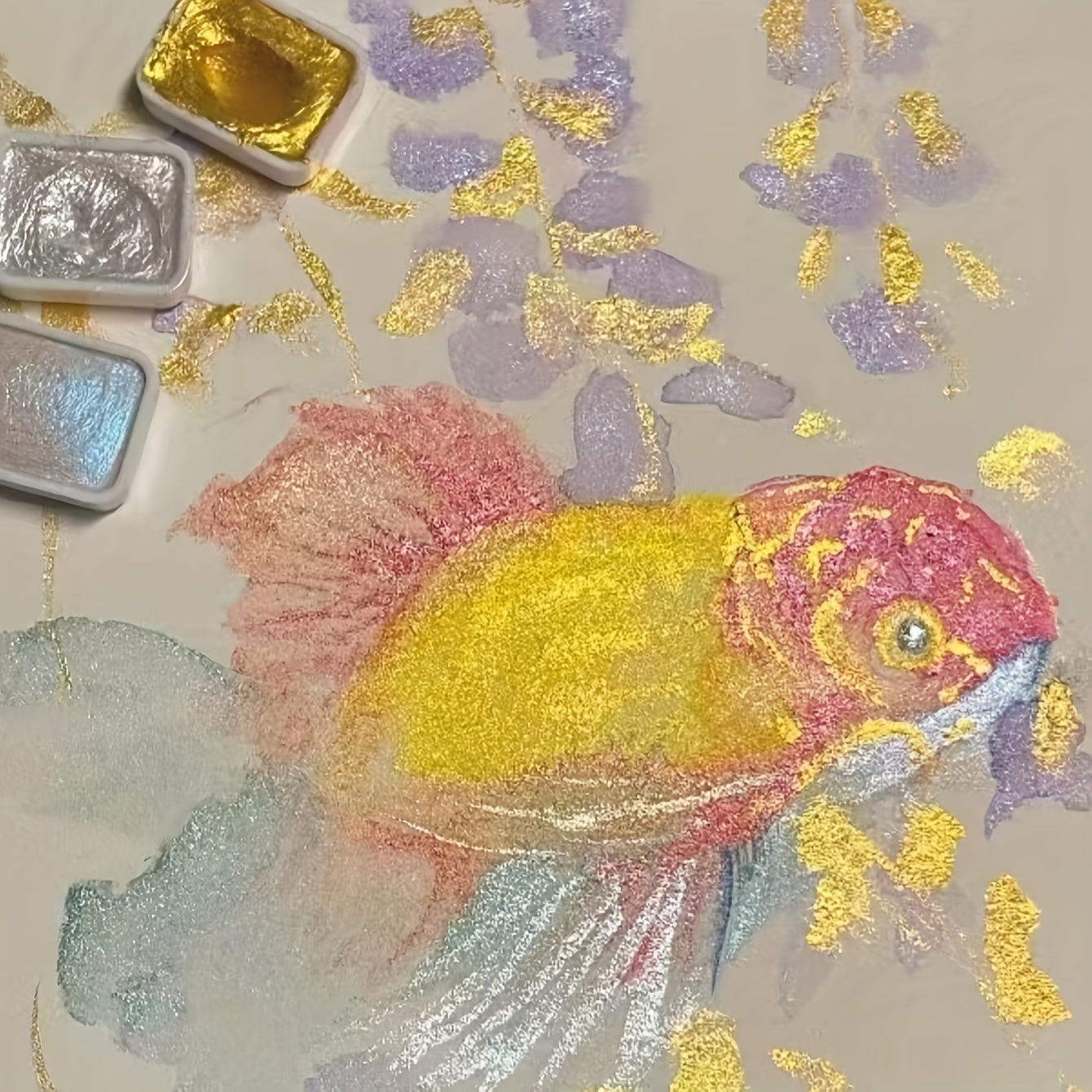 Set di Acquerelli Perlati – 20 Colori Solidi per Pittura e Calligrafia