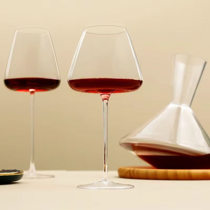 Set di calici da vino e champagne in cristallo fatti a mano – 2, 4 o 6 pezzi, 4 dimensioni