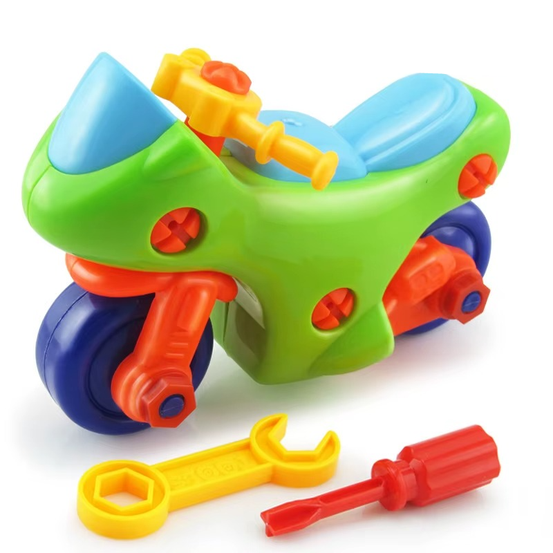 Set di Costruzione Veicoli Fai-da-Te per Bambini - Set di Viti e Macchinina Giocattolo da Assemblare e Guidare