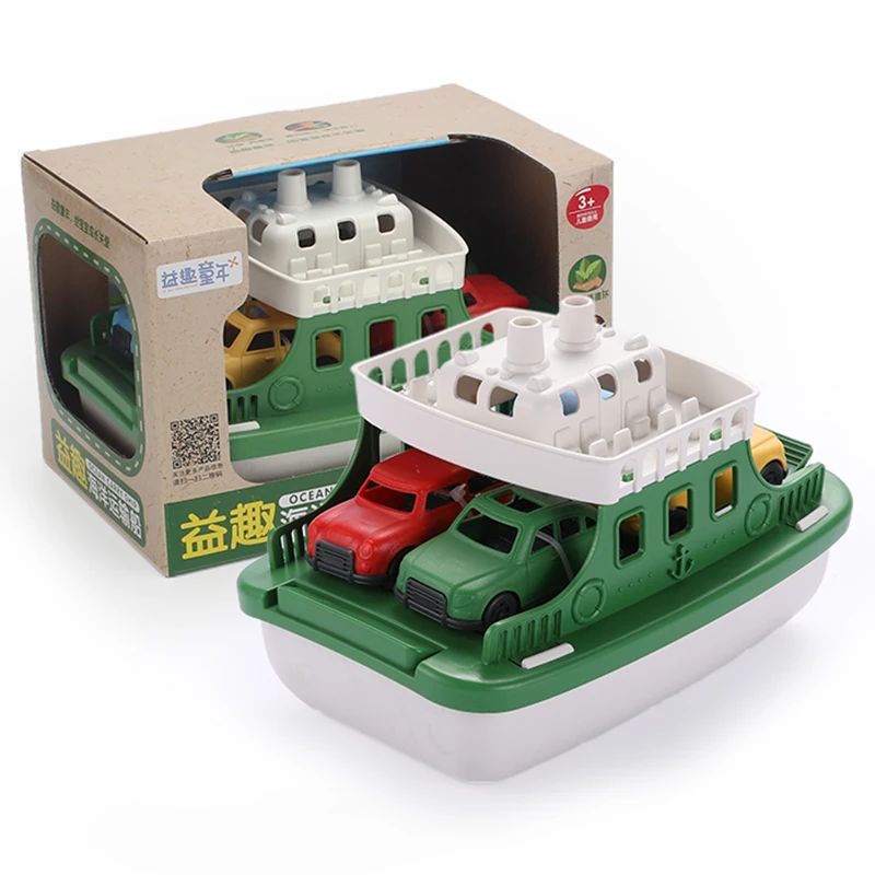 Set di giochi d'acqua da bagno per bambini - Barchette e macchinine