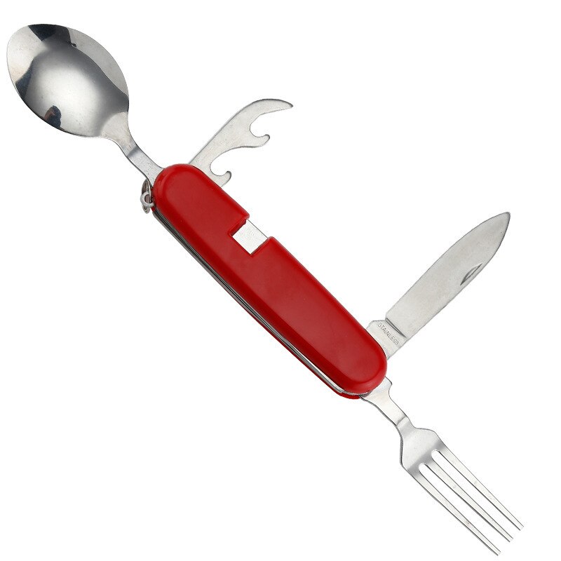 Set di posate 4 in 1 per avventure all'aperto