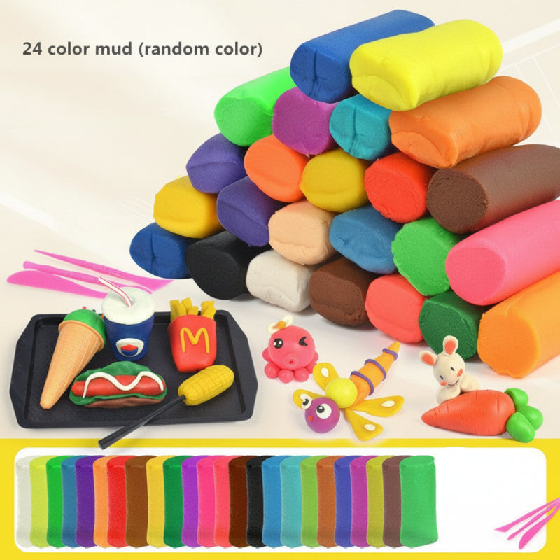 Set Gioco Creativo con Argilla Modellabile per Bambini e Adulti
