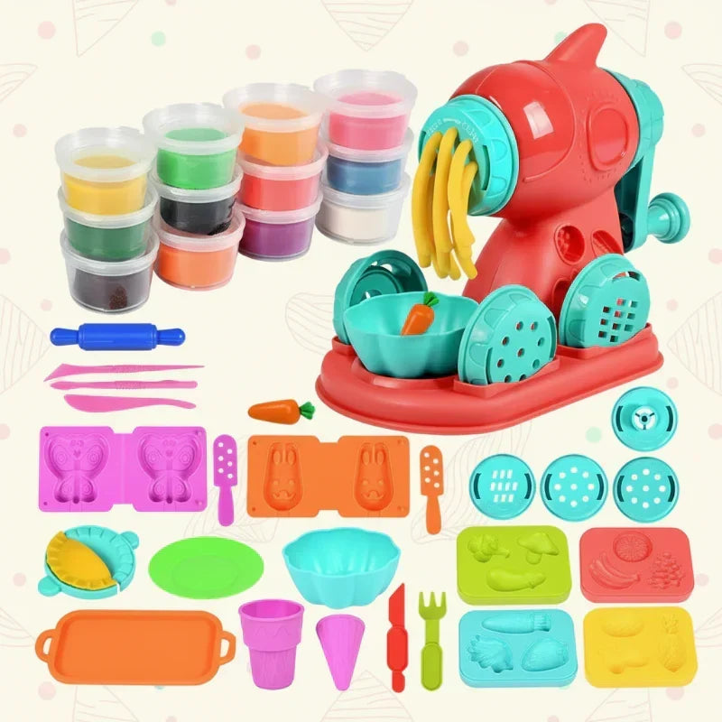 Set Gioco Creativo con Argilla Modellabile per Bambini e Adulti