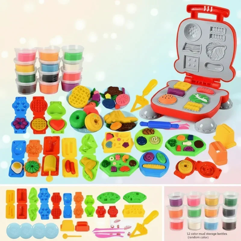 Set Gioco Creativo con Argilla Modellabile per Bambini e Adulti