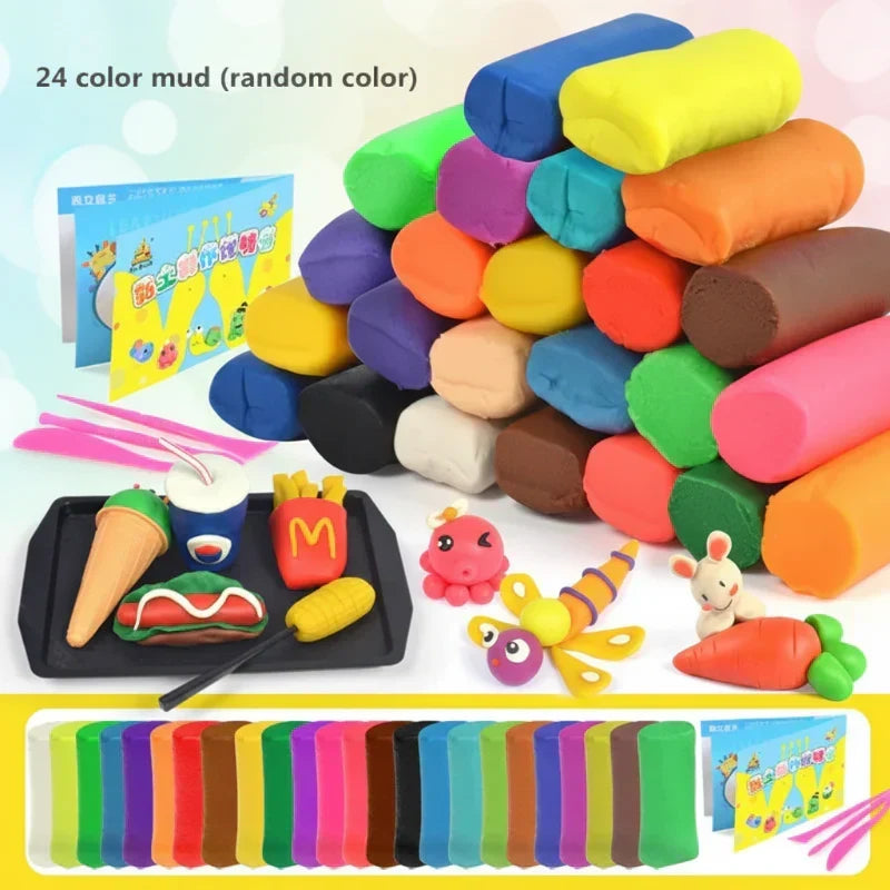 Set Gioco Creativo con Argilla Modellabile per Bambini e Adulti