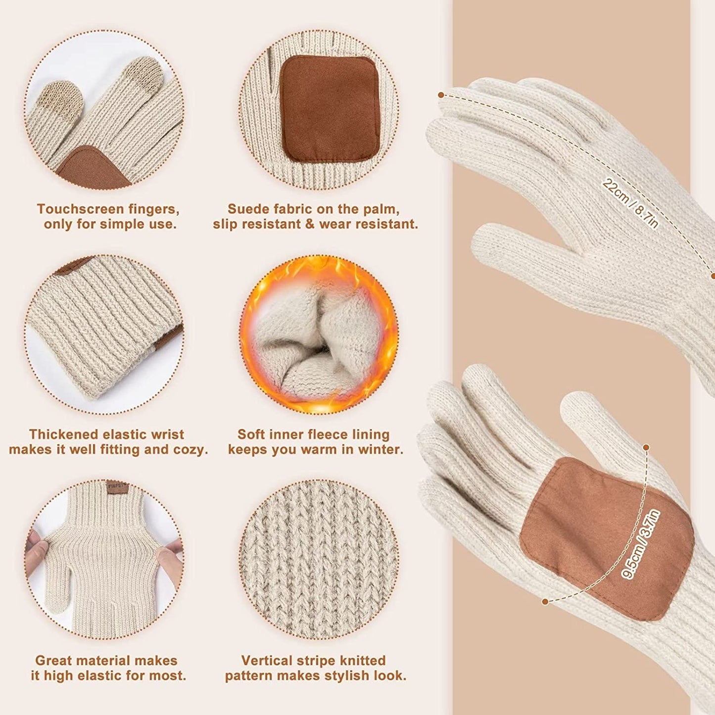 Set invernale caldo – protegge testa, collo e mani