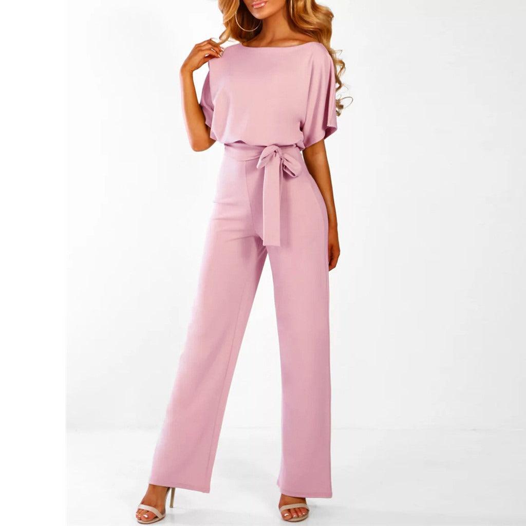 Set jumpsuit da donna a gamba larga